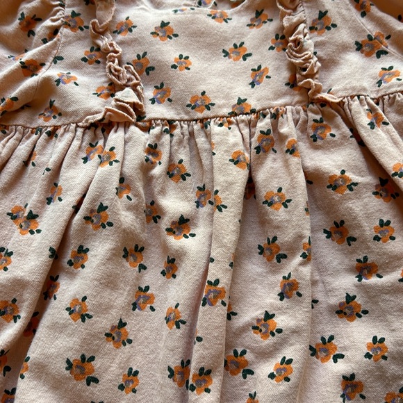 Fall dress, pink and orange size 3T. Runs on short side - Picture 2 of 2